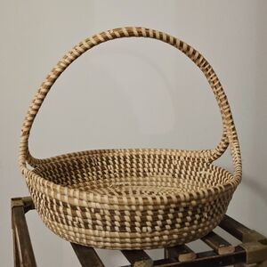 Sweetgrass Basket 12" Wide 10 1/2" Tall